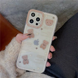 Bear Art Transparent Phone Case