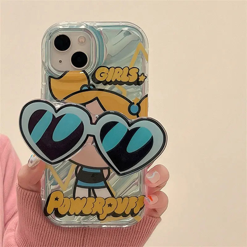 Lovely Sunglasses Bracket Phone Case