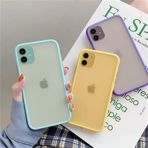 Matte Bumper Phone Case For iPhone